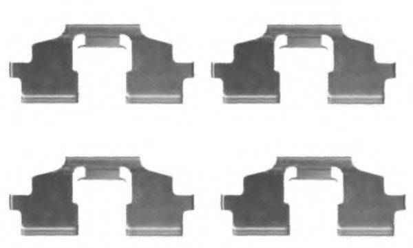Комплектующие, колодки дискового тормоза PAGID K0245