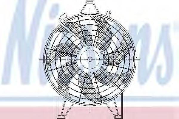 NISSENS 85531 Вентилятор, конденсатор кондиционера