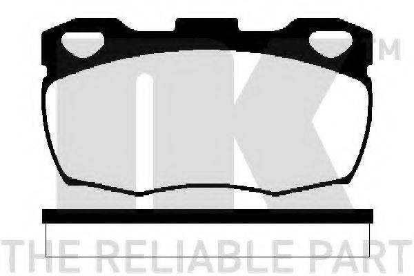 NK 224018 Комплект тормозных колодок, дисковый тормоз
