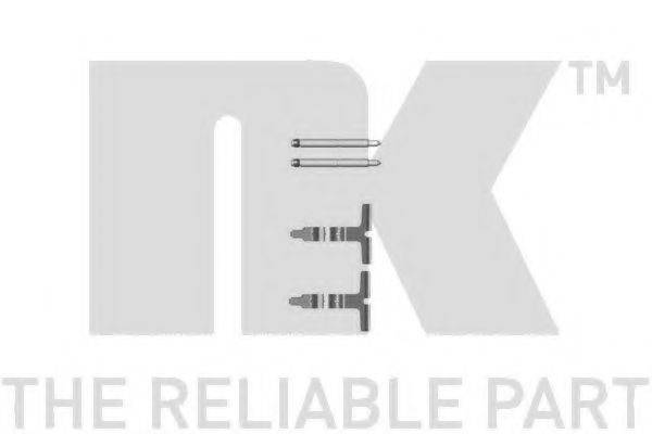 Комплектующие, колодки дискового тормоза NK 7933676