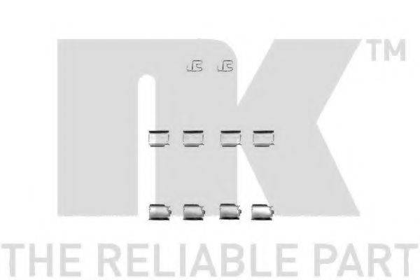 NK 7936246 Комплектующие, колодки дискового тормоза