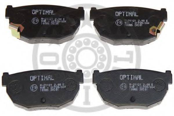OPTIMAL 10085 Комплект тормозных колодок, дисковый тормоз