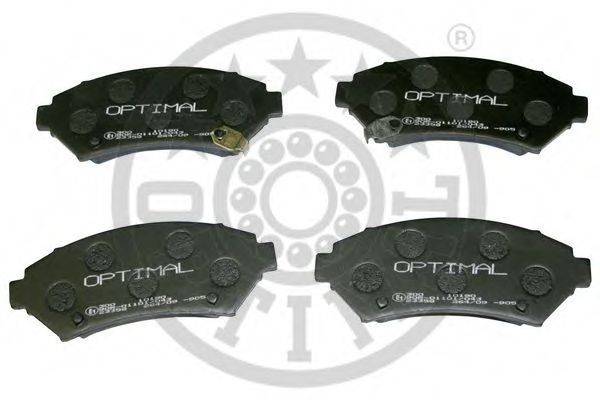 OPTIMAL 10190 Комплект тормозных колодок, дисковый тормоз