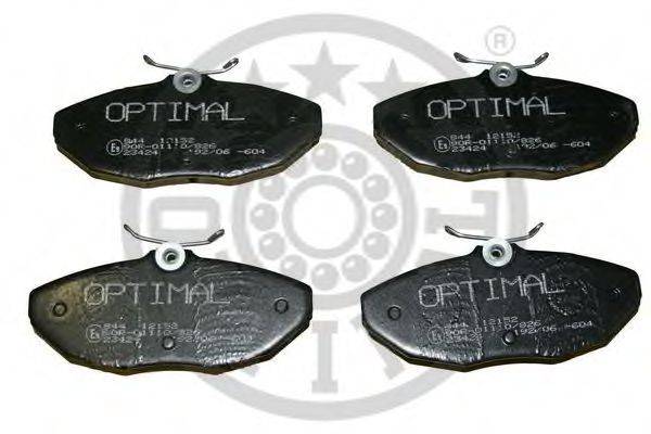 OPTIMAL 12152 Комплект тормозных колодок, дисковый тормоз