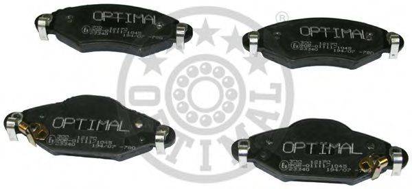 OPTIMAL 12170 Комплект тормозных колодок, дисковый тормоз
