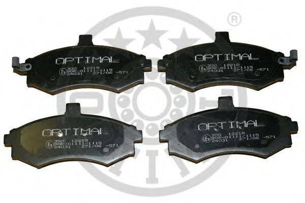OPTIMAL 12219 Комплект тормозных колодок, дисковый тормоз