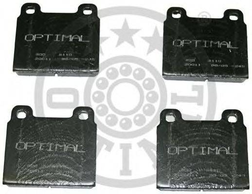 OPTIMAL 2110 Комплект тормозных колодок, дисковый тормоз