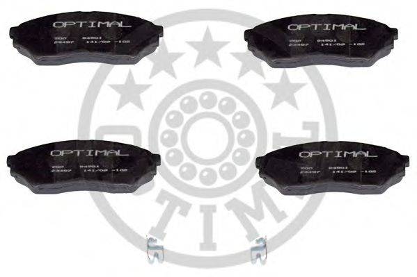 OPTIMAL 84501 Комплект тормозных колодок, дисковый тормоз