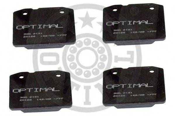 OPTIMAL 9151 Комплект тормозных колодок, дисковый тормоз