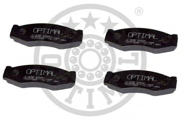 OPTIMAL 9386 Комплект тормозных колодок, дисковый тормоз