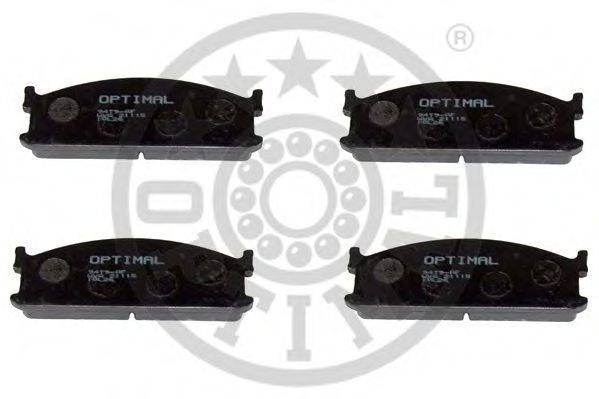 Комплект тормозных колодок, дисковый тормоз OPTIMAL 9419