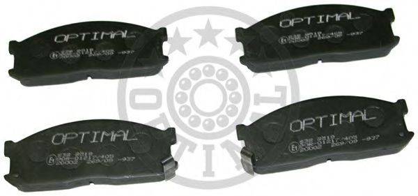 OPTIMAL 9518 Комплект тормозных колодок, дисковый тормоз