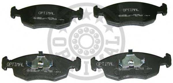 Комплект тормозных колодок, дисковый тормоз OPTIMAL 9536