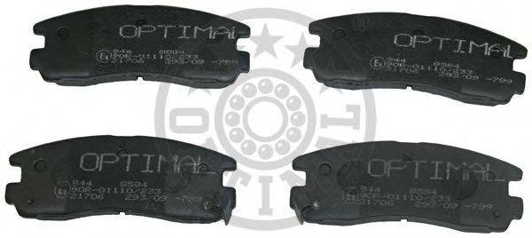 OPTIMAL 9594 Комплект тормозных колодок, дисковый тормоз