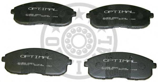OPTIMAL 9597 Комплект тормозных колодок, дисковый тормоз