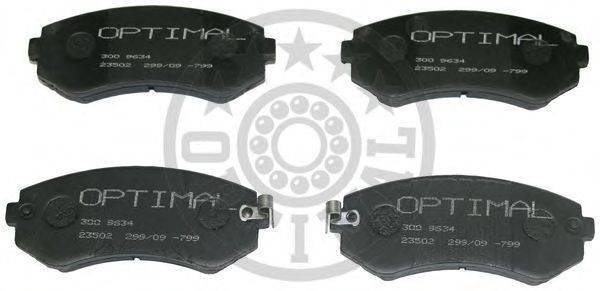 OPTIMAL 9634 Комплект тормозных колодок, дисковый тормоз