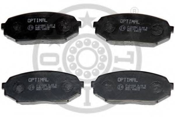 Комплект тормозных колодок, дисковый тормоз OPTIMAL 9681