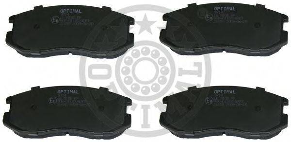 Комплект тормозных колодок, дисковый тормоз OPTIMAL 9714