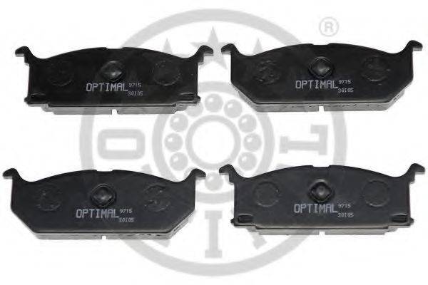 OPTIMAL 9715 Комплект тормозных колодок, дисковый тормоз