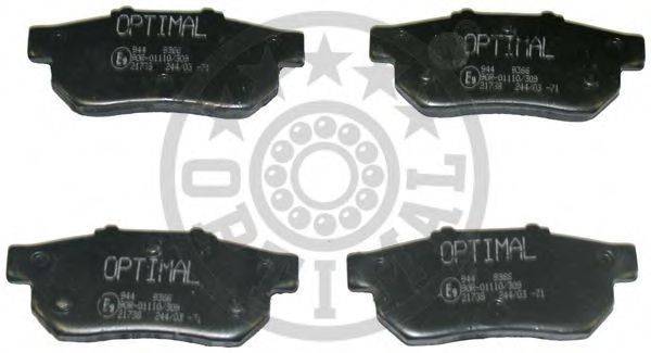 OPTIMAL 9789 Комплект тормозных колодок, дисковый тормоз