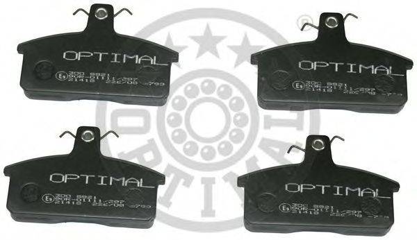 OPTIMAL 9821 Комплект тормозных колодок, дисковый тормоз