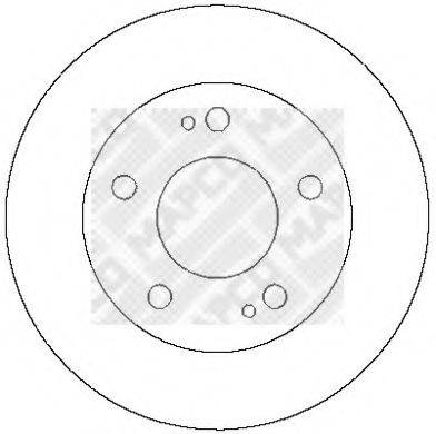 MAPCO 15252 Тормозной диск