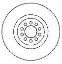 MAPCO 15873 Тормозной диск