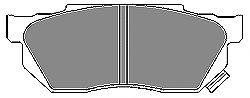 Комплект тормозных колодок, дисковый тормоз MAPCO 6247