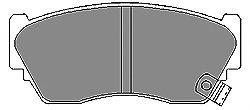 MAPCO 6411 Комплект тормозных колодок, дисковый тормоз
