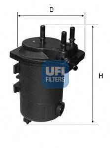 UFI 2405000 Топливный фильтр