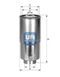 UFI 2438000 Топливный фильтр