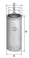 UFI 2439500 Топливный фильтр