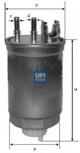 UFI 2441200 Топливный фильтр