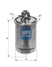 Топливный фильтр UFI 24.425.00