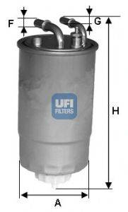 UFI 24ONE02 Топливный фильтр