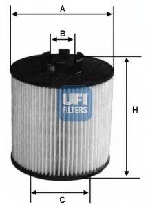 UFI 2501200 Масляный фильтр