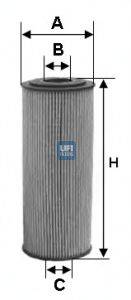 UFI 2509400 Масляный фильтр
