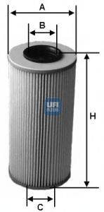 UFI 2558700 Масляный фильтр
