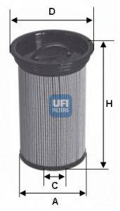 UFI 2600500 Топливный фильтр