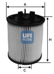 UFI 2602300 Топливный фильтр