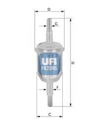 UFI 3100900 Топливный фильтр