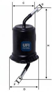 UFI 3152000 Топливный фильтр