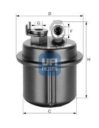 UFI 3153800 Топливный фильтр