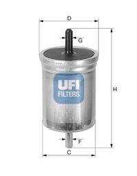 Топливный фильтр UFI 31.561.00