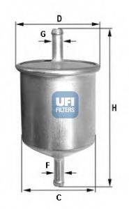 Топливный фильтр UFI 31.582.00