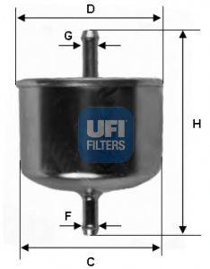 UFI 3162600 Топливный фильтр