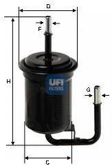 UFI 3165100 Топливный фильтр