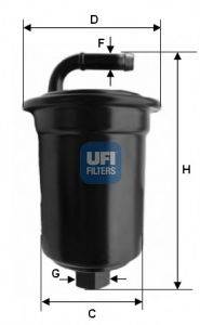 UFI 3169400 Топливный фильтр
