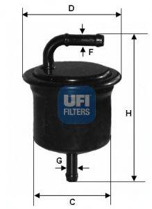 UFI 3171600 Топливный фильтр