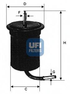 UFI 3176100 Топливный фильтр